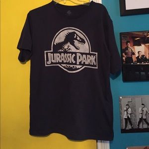 Used Jurassic Park Logo Tee